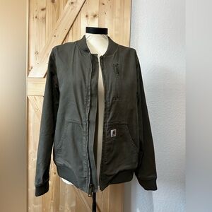Carhartt Women's Dark Green Bomber Jacket